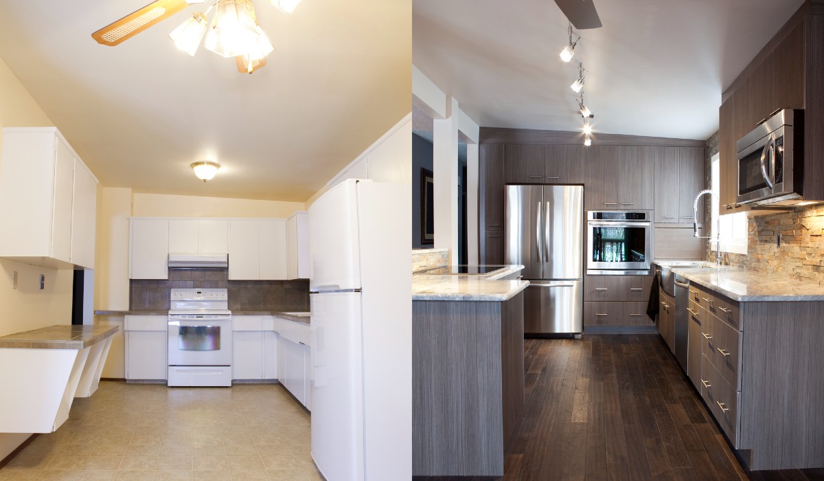 Kitchen Transformation Before and After