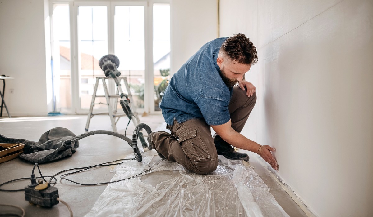 Cutting and Installing the New Drywall